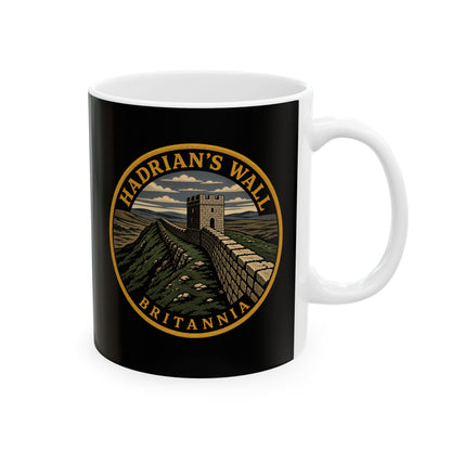 Hadrian's Wall Britannia Patch Ceramic Mug, (11oz, 15oz)