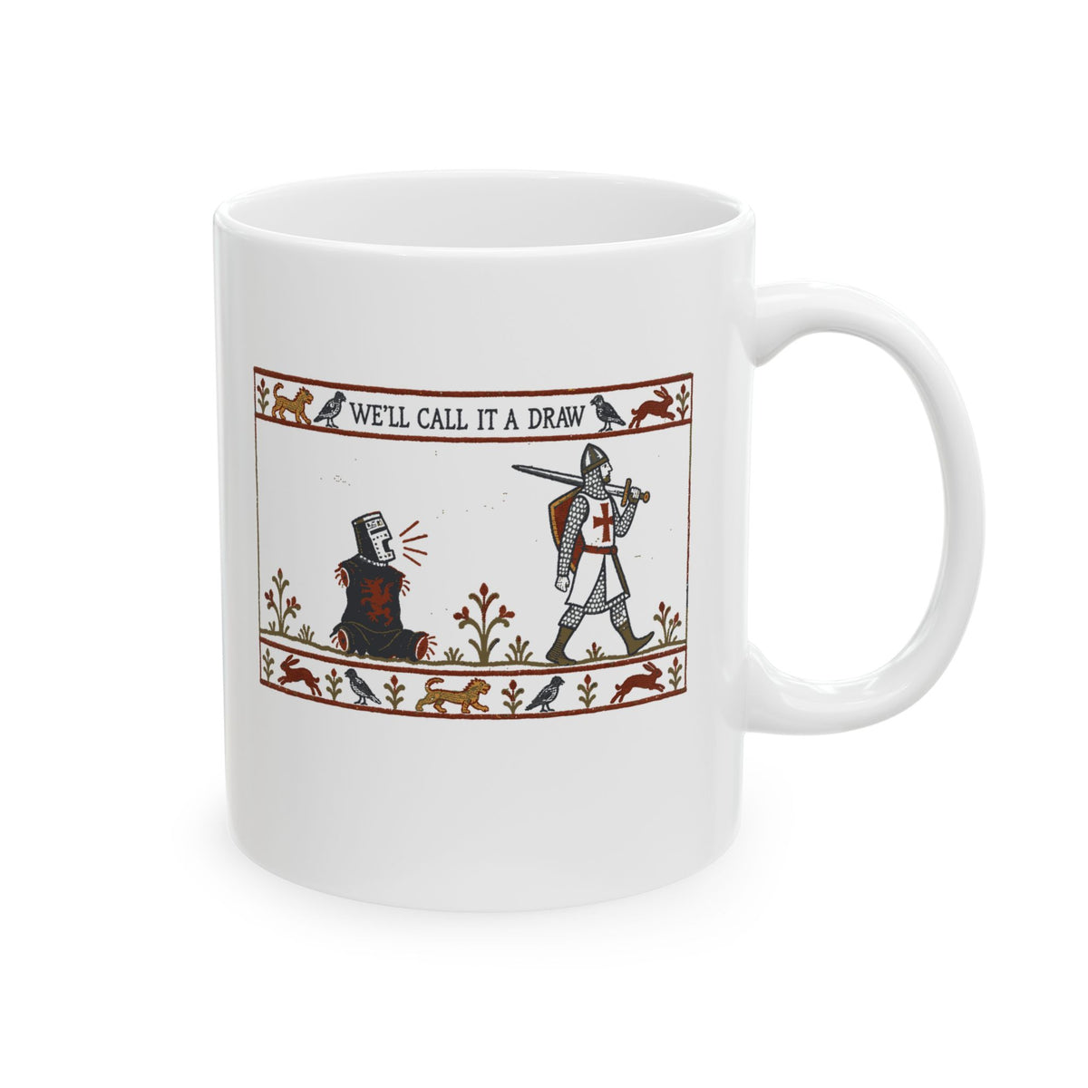 Black Knight Holy Grail Quote Ceramic Mug, (11oz, 15oz)