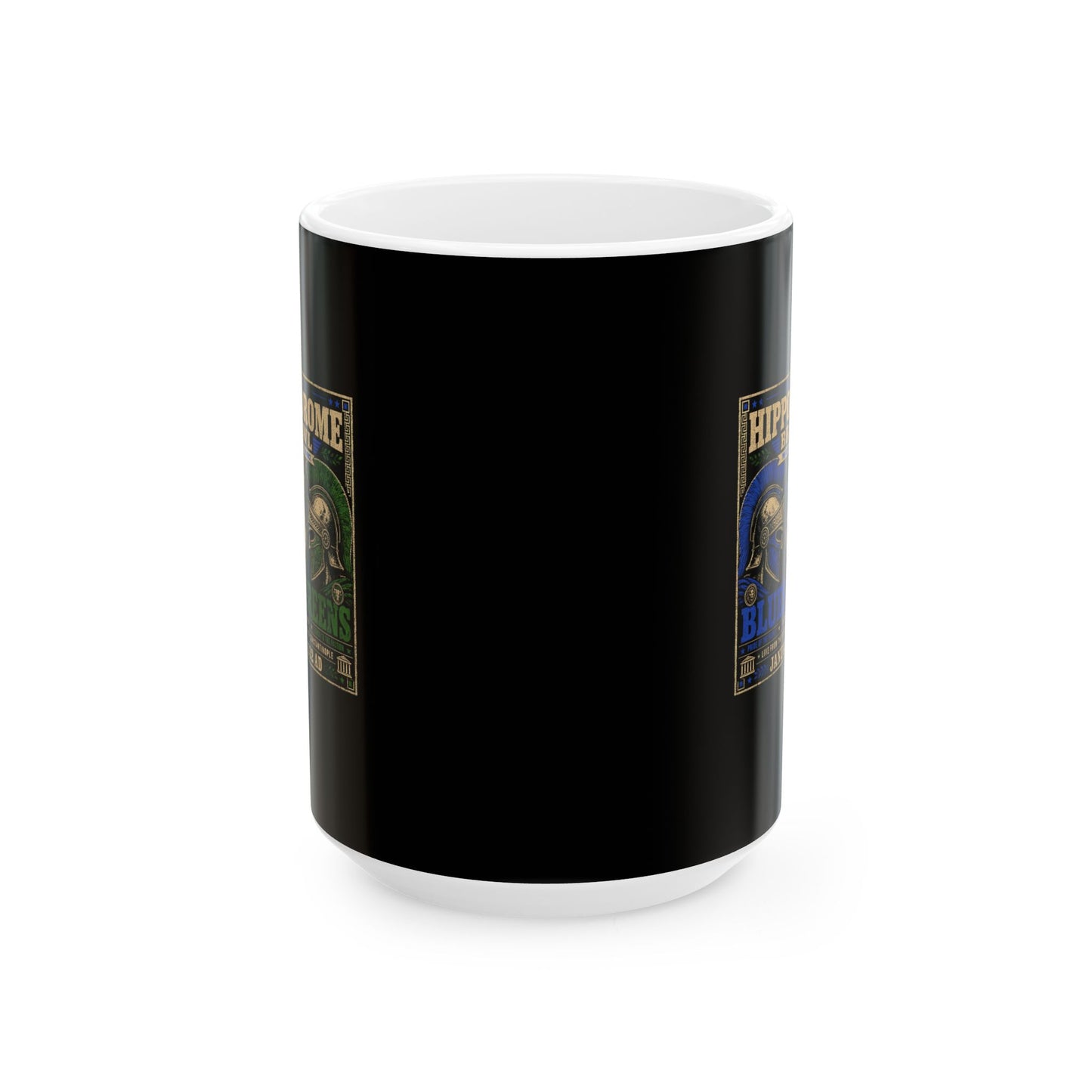 Nika Riots Blues vs Greens  Ceramic Mug, (11oz, 15oz)