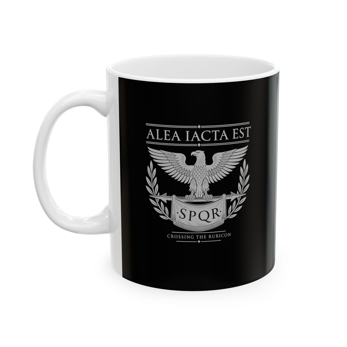 Alea Iacta Est Crossing Rubicon Ceramic Mug, (11oz, 15oz)