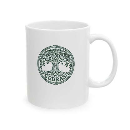 Yggdrasil Ceramic Mug, (11oz, 15oz)