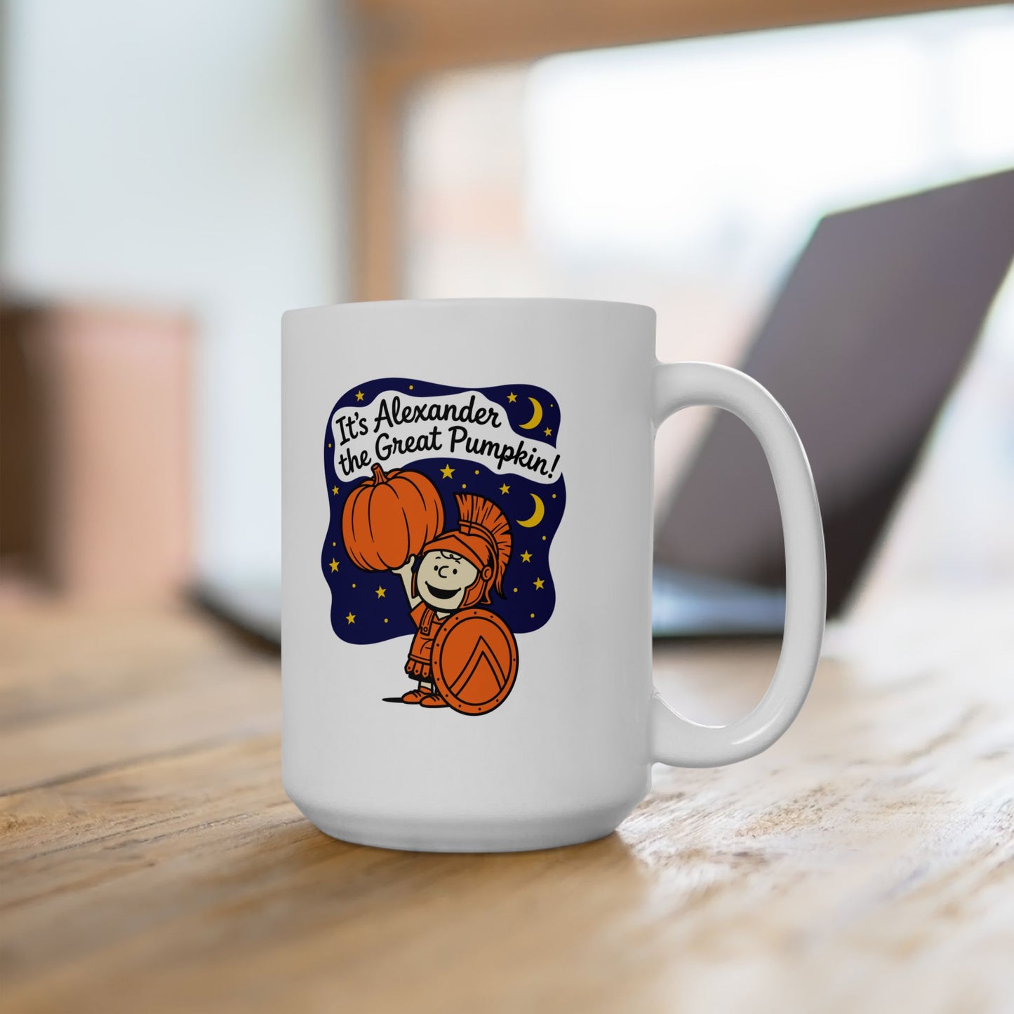 It's Alexander the Great Pumpkin! Ceramic Mug, (11oz, 15oz)