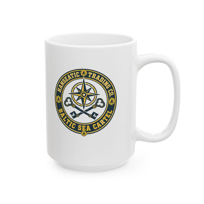 Hanseatic Trading Co Baltic Sea Cartel Ceramic Mug, (11oz, 15oz)