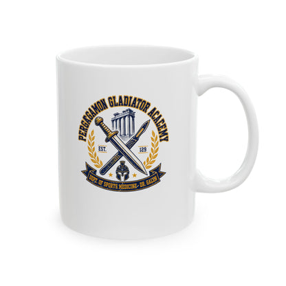 Galen of Pergamon Gladiator Doctor Ceramic Mug, (11oz, 15oz)