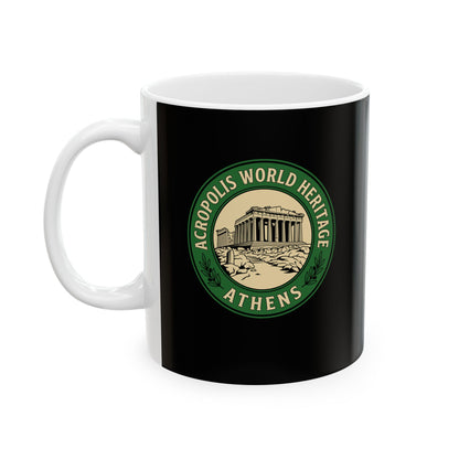 Acropolis Badge Ceramic Mug, (11oz, 15oz)