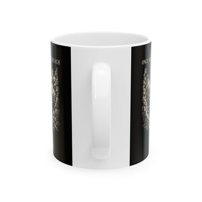 Henry V Unto The Breach Engraving Ceramic Mug, (11oz, 15oz)