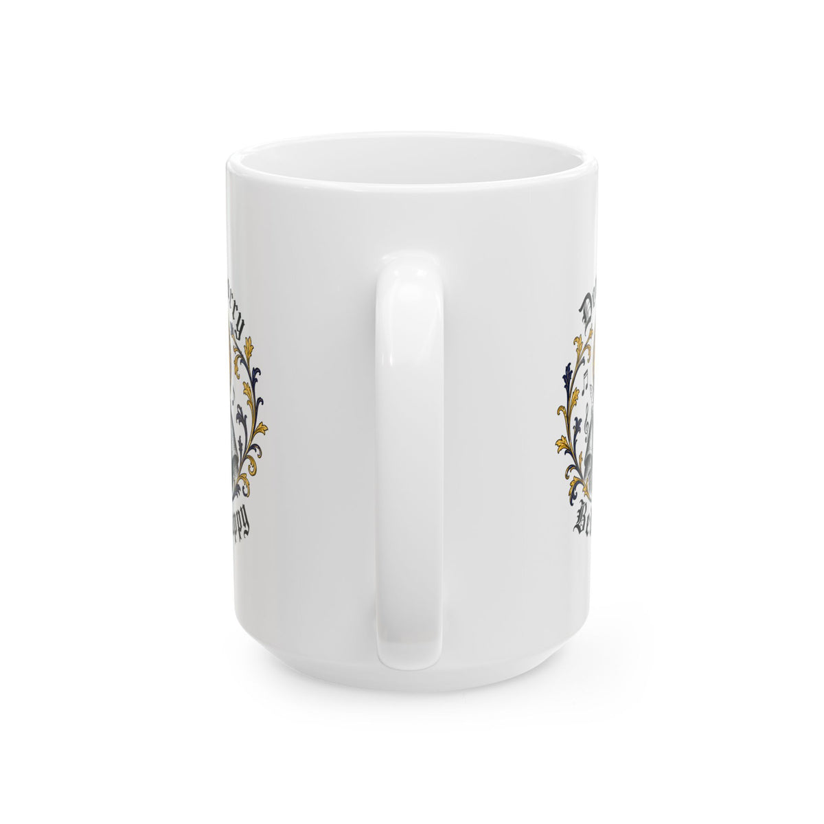 Don't Worry Venerable Bede Happy Ceramic Mug, (11oz, 15oz)