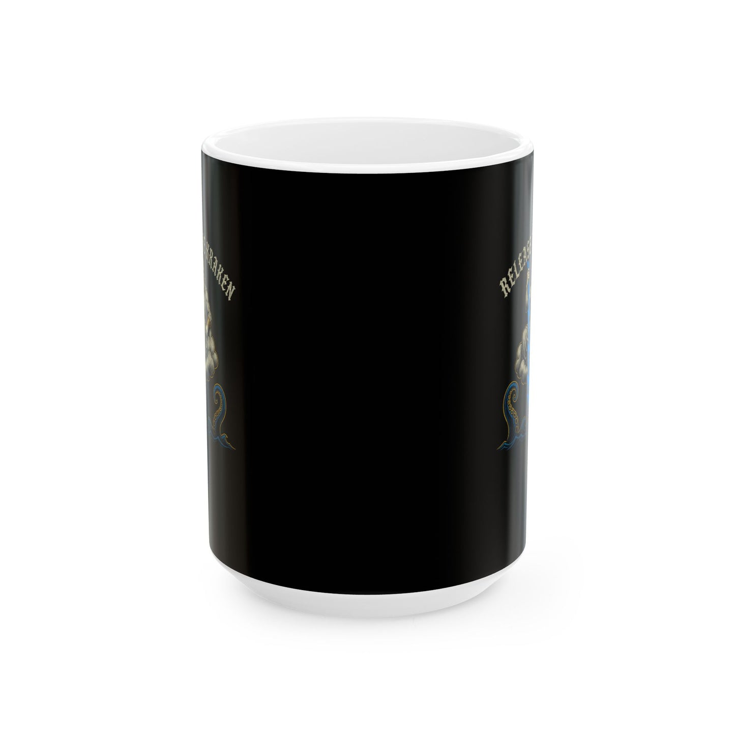 Zeus Release the Kraken Ceramic Mug, (11oz, 15oz)