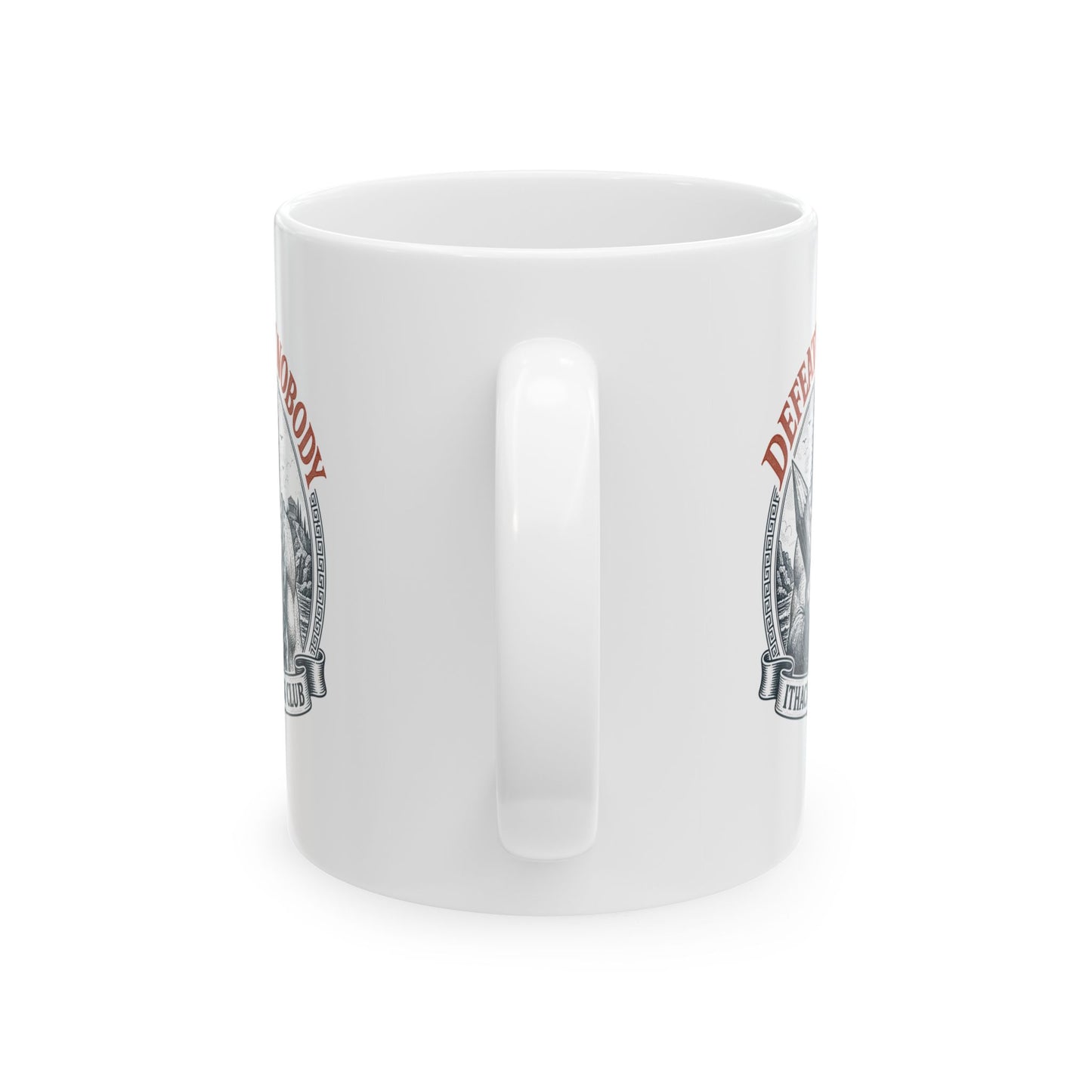 Polyphemus Defeated by Nobody Ceramic Mug, (11oz, 15oz)