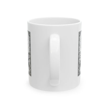 In My Defense My Ancestors Were Barbarians Tarot Ceramic Mug, (11oz, 15oz)