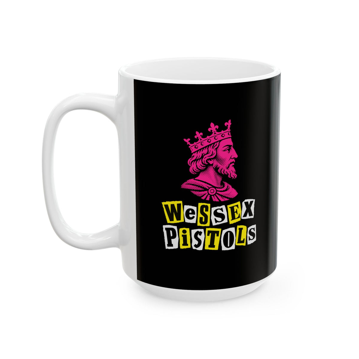Wessex Pistols Punk Ransom Ceramic Mug, (11oz, 15oz)