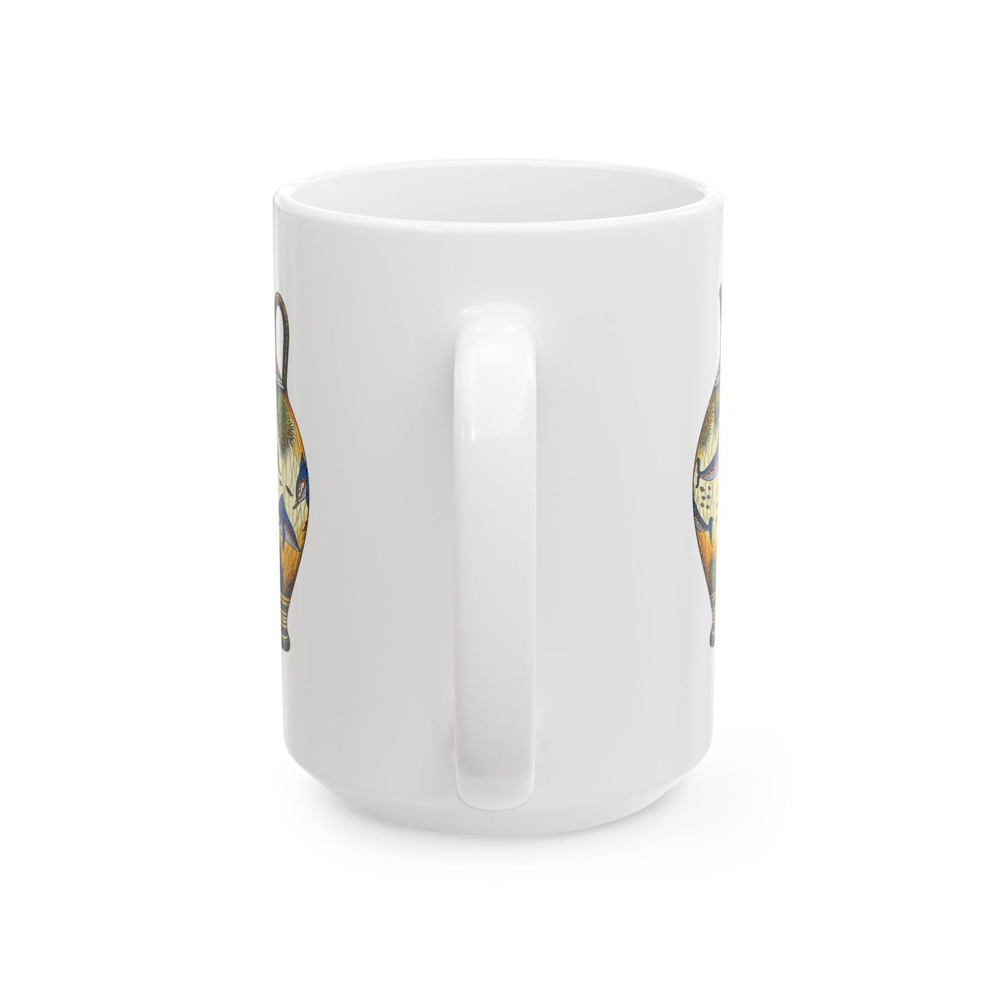 Minoan Dolphin Vase Ceramic Mug, (11oz, 15oz)