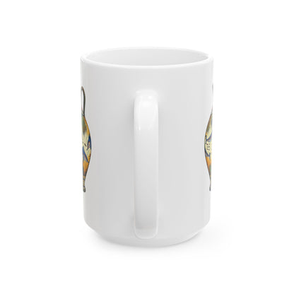 Minoan Dolphin Vase Ceramic Mug, (11oz, 15oz)