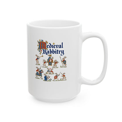 Medieval Rabbitry Ceramic Mug, (11oz, 15oz)