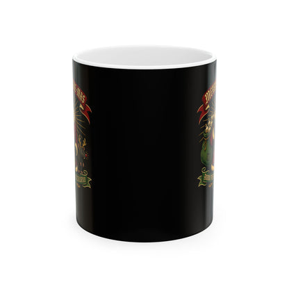 Merry Plaguemas Anno Pestis Ceramic Mug, (11oz, 15oz)