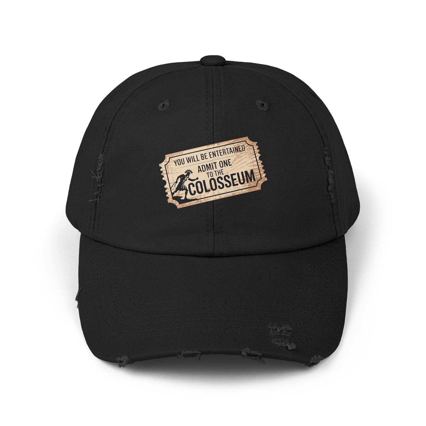 Colosseum Ticket Unisex Distressed Cap