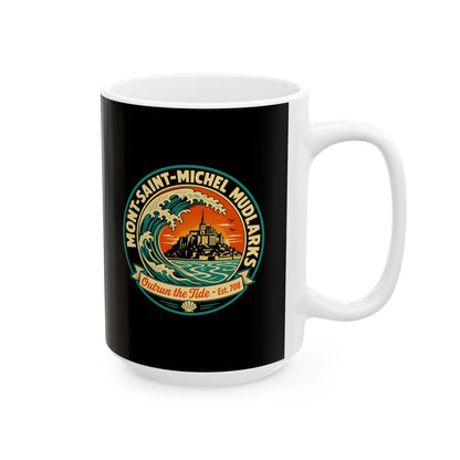 Mont Saint Michel Mudlarks Ceramic Mug, (11oz, 15oz)