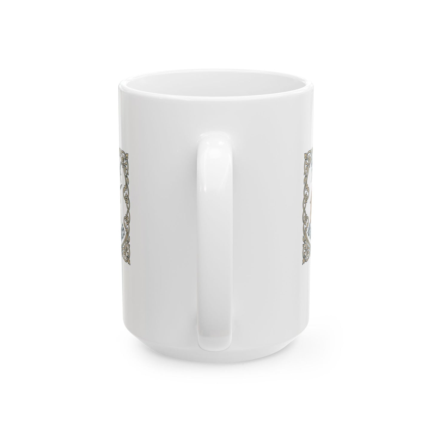 Small But Vicious Rabbit Medieval Marginalia Ceramic Mug, (11oz, 15oz)