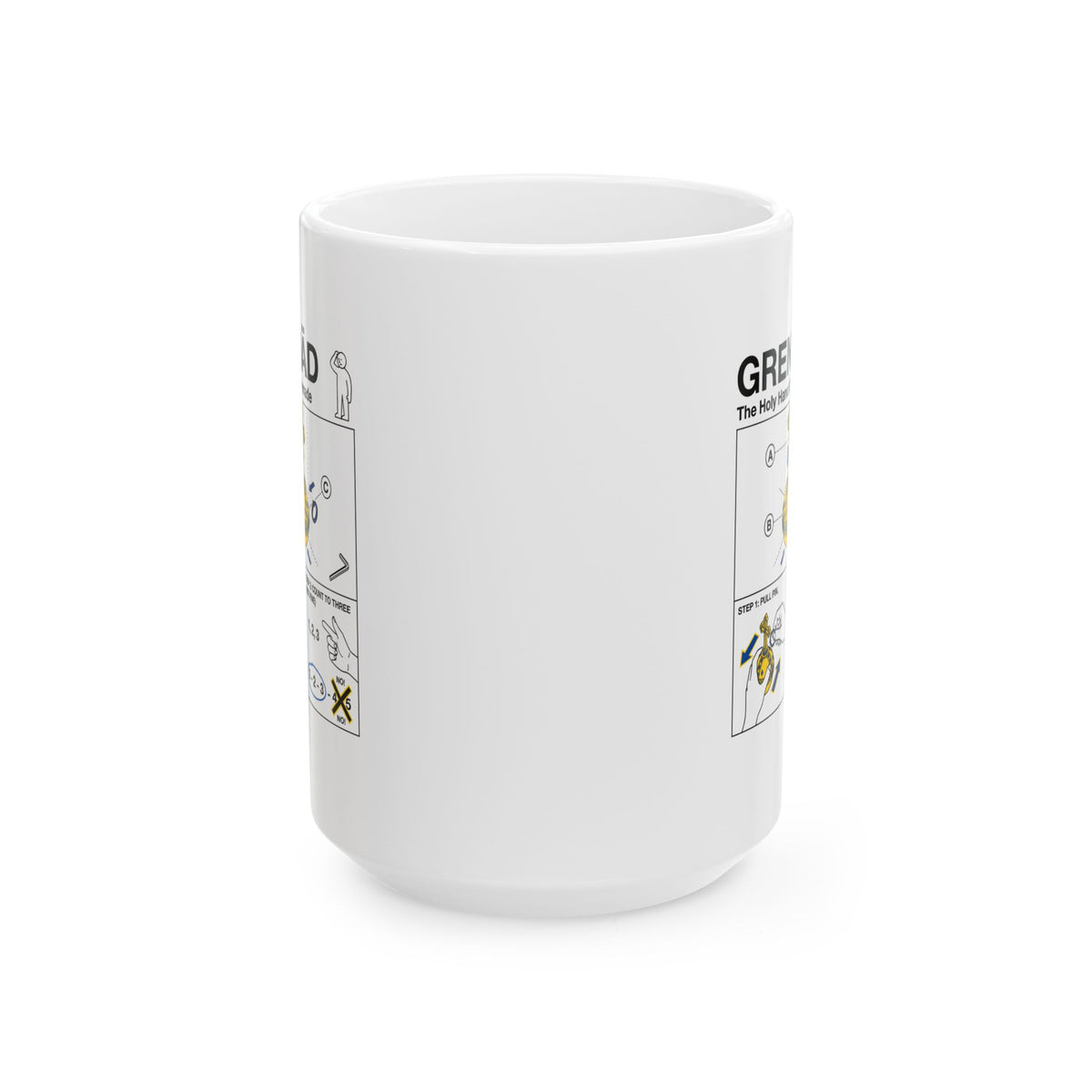 Holy Hand Grenade of Antioch Ceramic Mug, (11oz, 15oz)