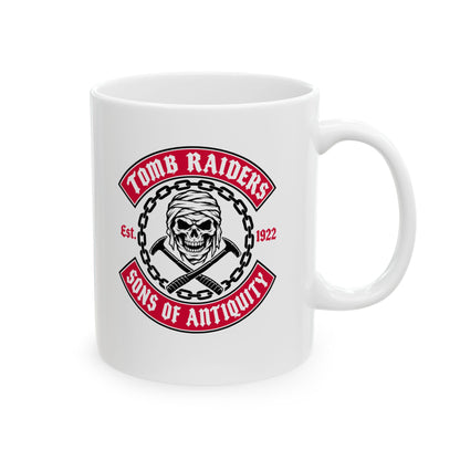 Tomb Raiders Sons of Antiquity Ceramic Mug, (11oz, 15oz)
