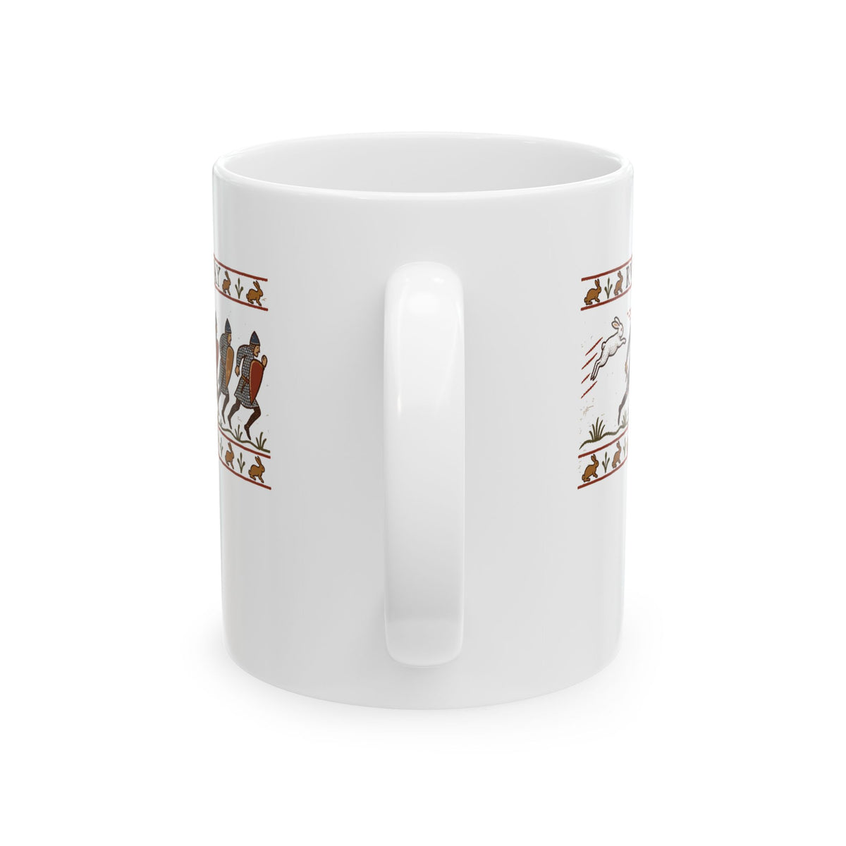 Run Away Killer Rabbit Holy Grail Ceramic Mug, (11oz, 15oz)