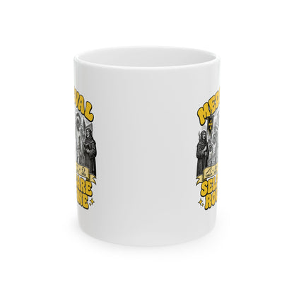 Flagellants Medieval Self Care Ceramic Mug, (11oz, 15oz)