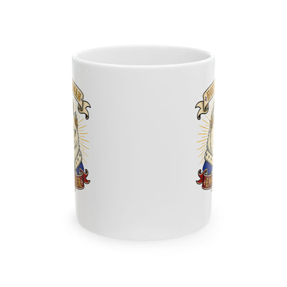 Holy Roman Empurrer Cat Ceramic Mug, (11oz, 15oz)