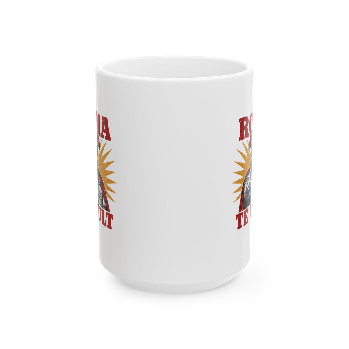 Roma Te Vult Rome Wants You Latin Ceramic Mug, (11oz, 15oz)