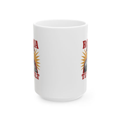 Roma Te Vult Rome Wants You Latin Ceramic Mug, (11oz, 15oz)