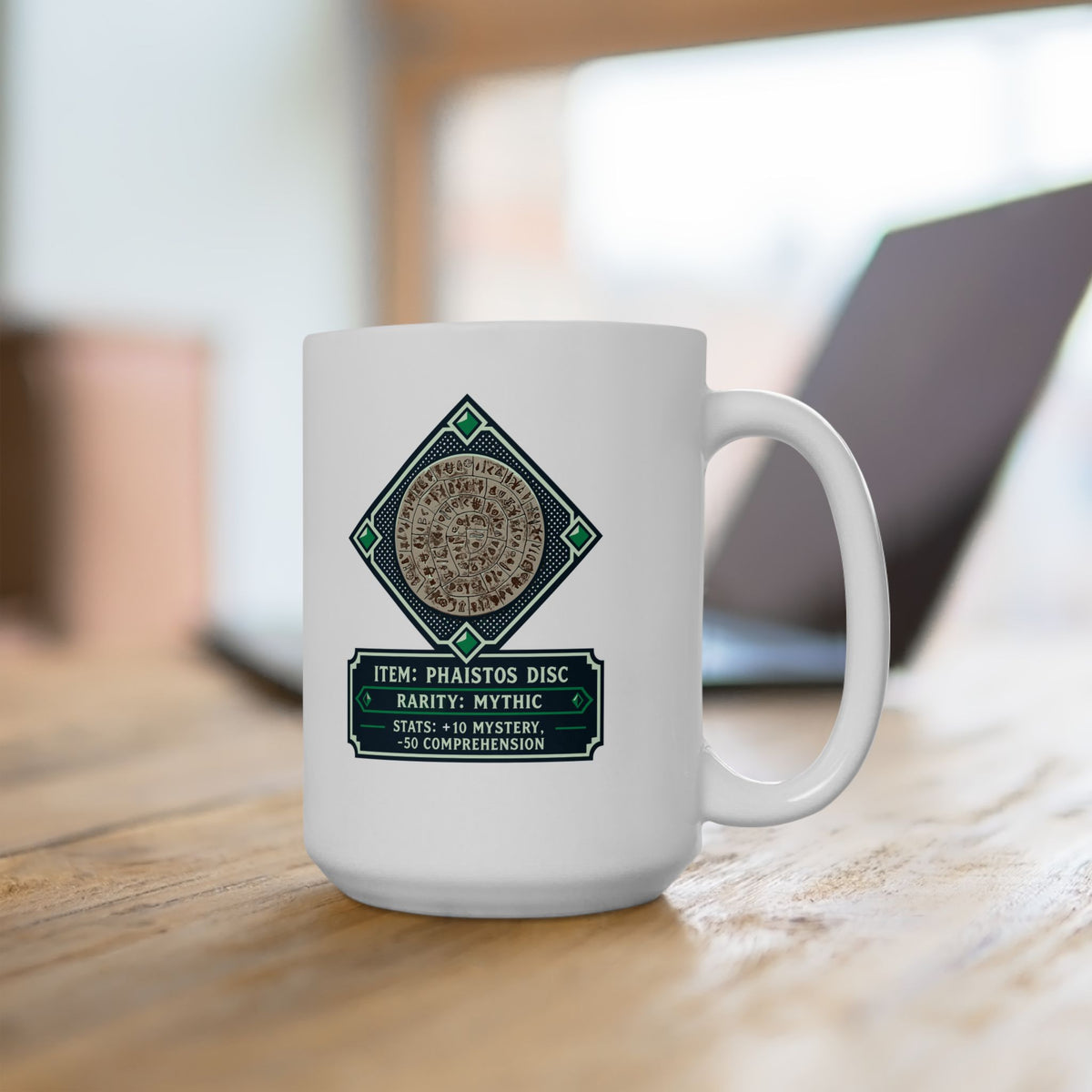 Phaistos Disc Ceramic Mug, (11oz, 15oz)