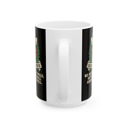 Caesar's Construction Co Crossed Shovels Ceramic Mug, (11oz, 15oz)