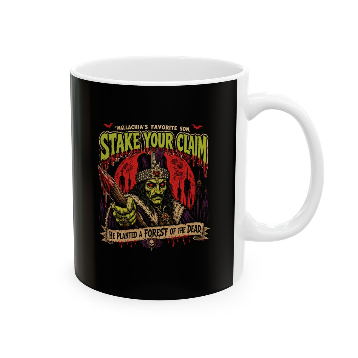 Psychobilly Vlad Tepes Ceramic Mug, (11oz, 15oz)