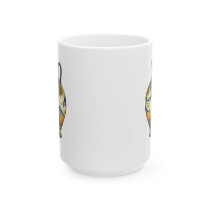 Minoan Dolphin Vase Ceramic Mug, (11oz, 15oz)