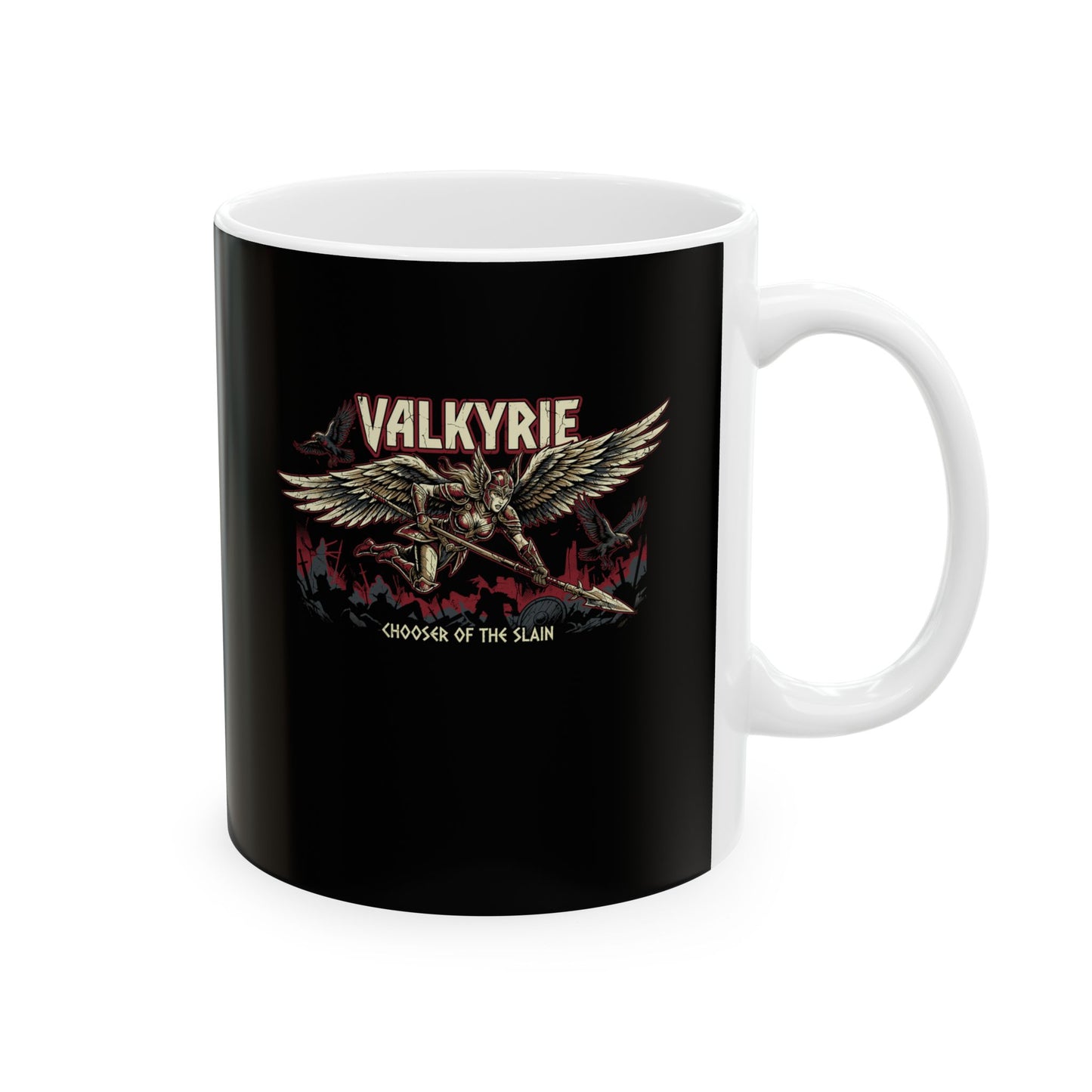 Valkyrie Chooser of the Slain Ceramic Mug, (11oz, 15oz)