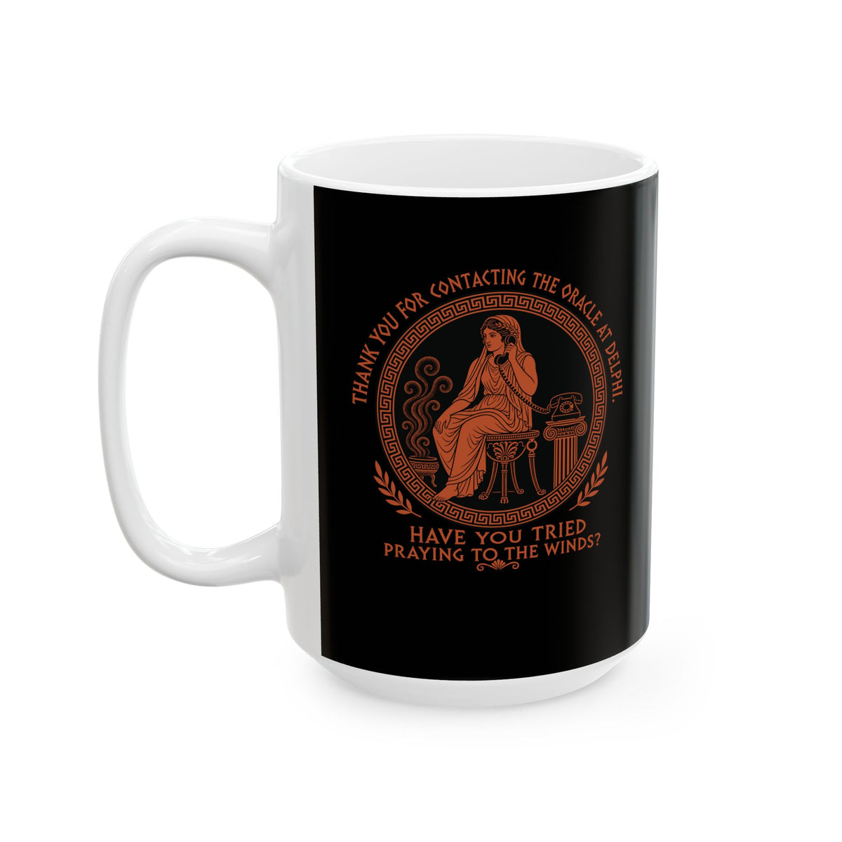 Oracle of Delphi Call Center Ceramic Mug, (11oz, 15oz)