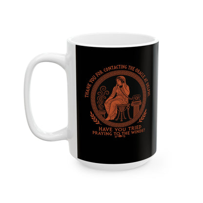 Oracle of Delphi Call Center Ceramic Mug, (11oz, 15oz)