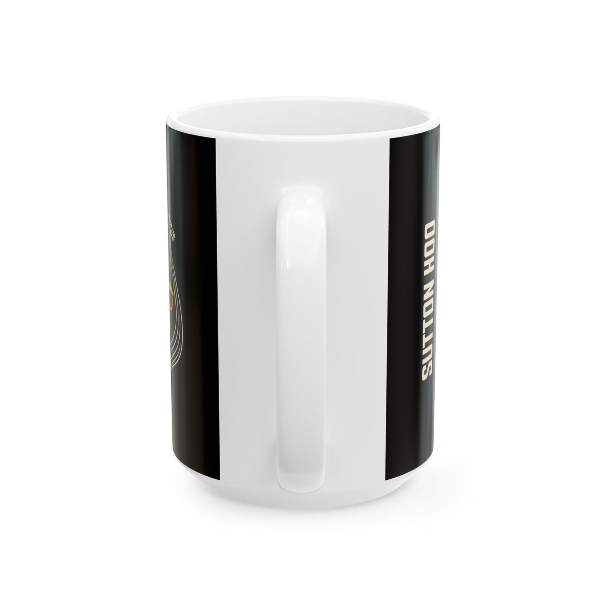 Minimalist Sutton Hoo Saxon Ceramic Mug, (11oz, 15oz)