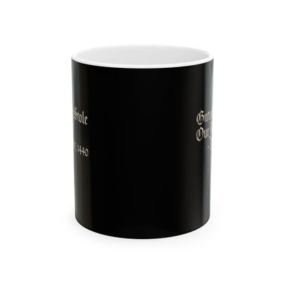 Gutenberg Stole Our Jobs Monks 1440 Ceramic Mug, (11oz, 15oz)
