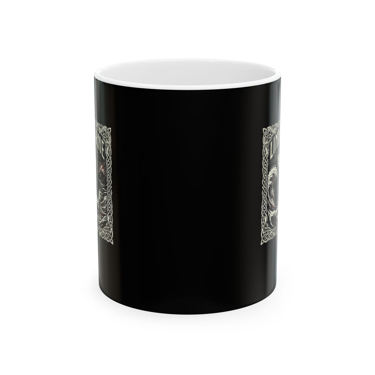 Viking Raid on Lindisfarne Ceramic Mug, (11oz, 15oz)
