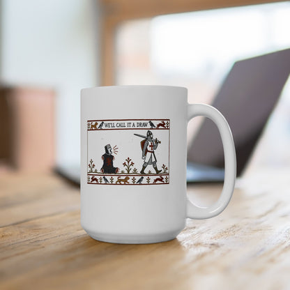 Black Knight Holy Grail Quote Ceramic Mug, (11oz, 15oz)