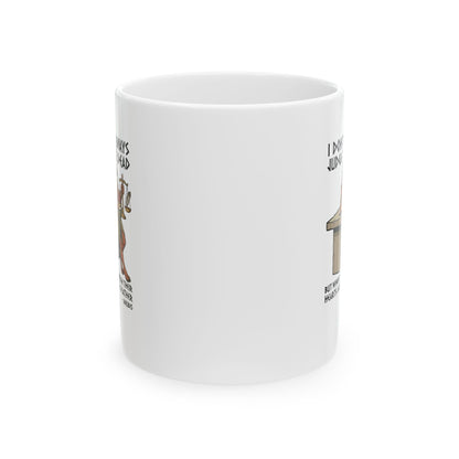 Anubis Don't Always Judge Dead Weigh Heart Ceramic Mug, (11oz, 15oz)