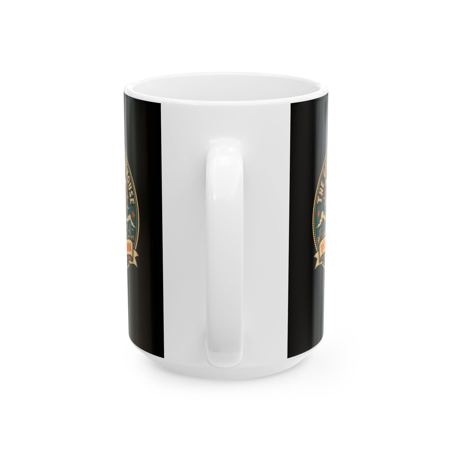 The Great Lighthouse of Alexandria Ceramic Mug, (11oz, 15oz)