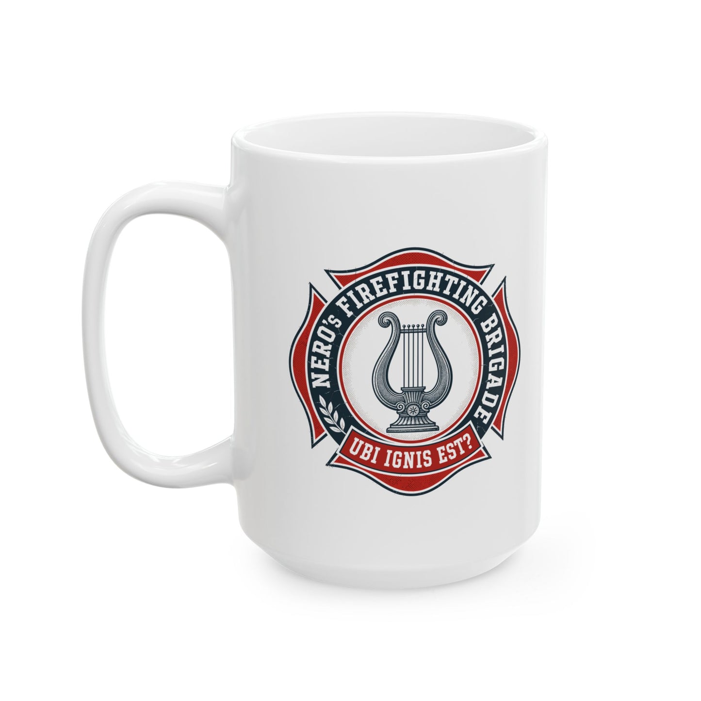 Emperor Nero's Fire fighting Brigade Ceramic Mug, (11oz, 15oz)