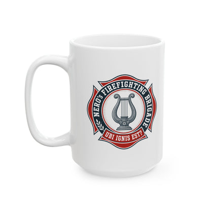Emperor Nero's Fire fighting Brigade Ceramic Mug, (11oz, 15oz)