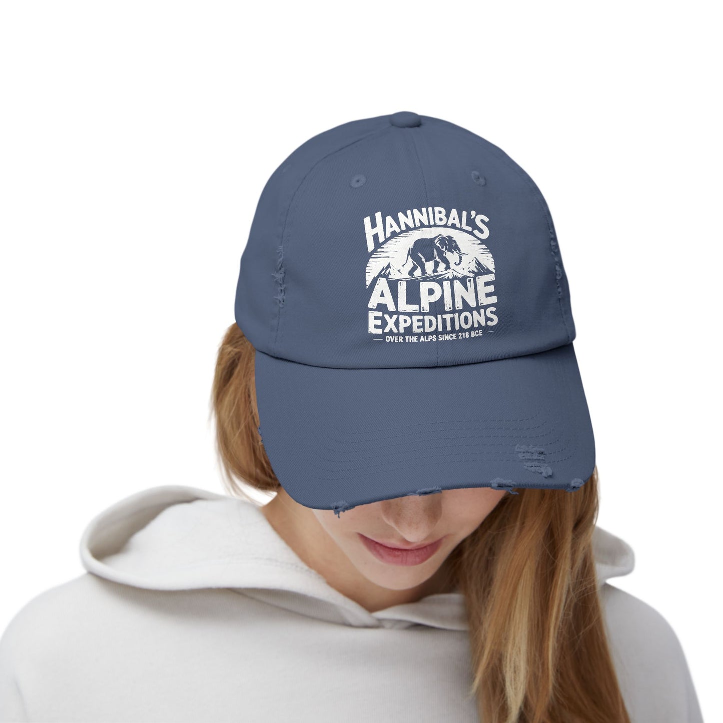 Hannibal's Alpine Expeditions Unisex Distressed Cap