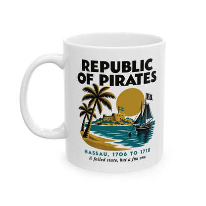 Republic of Pirates Nassau Ceramic Mug, (11oz, 15oz)