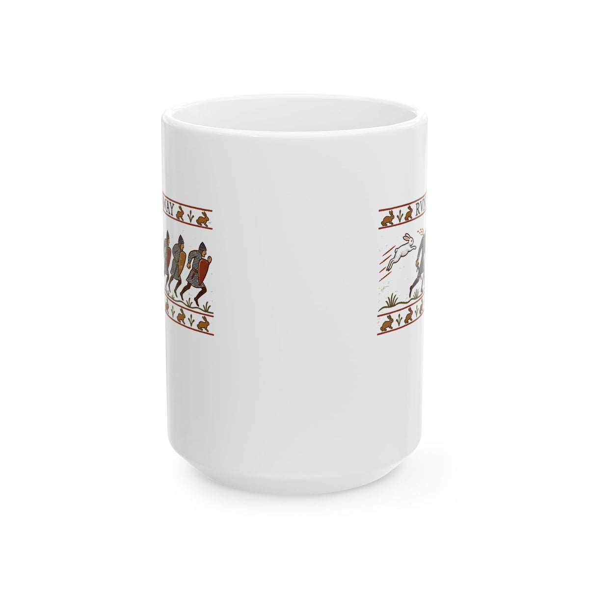 Run Away Killer Rabbit Holy Grail Ceramic Mug, (11oz, 15oz)