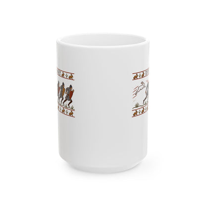 Run Away Killer Rabbit Holy Grail Ceramic Mug, (11oz, 15oz)