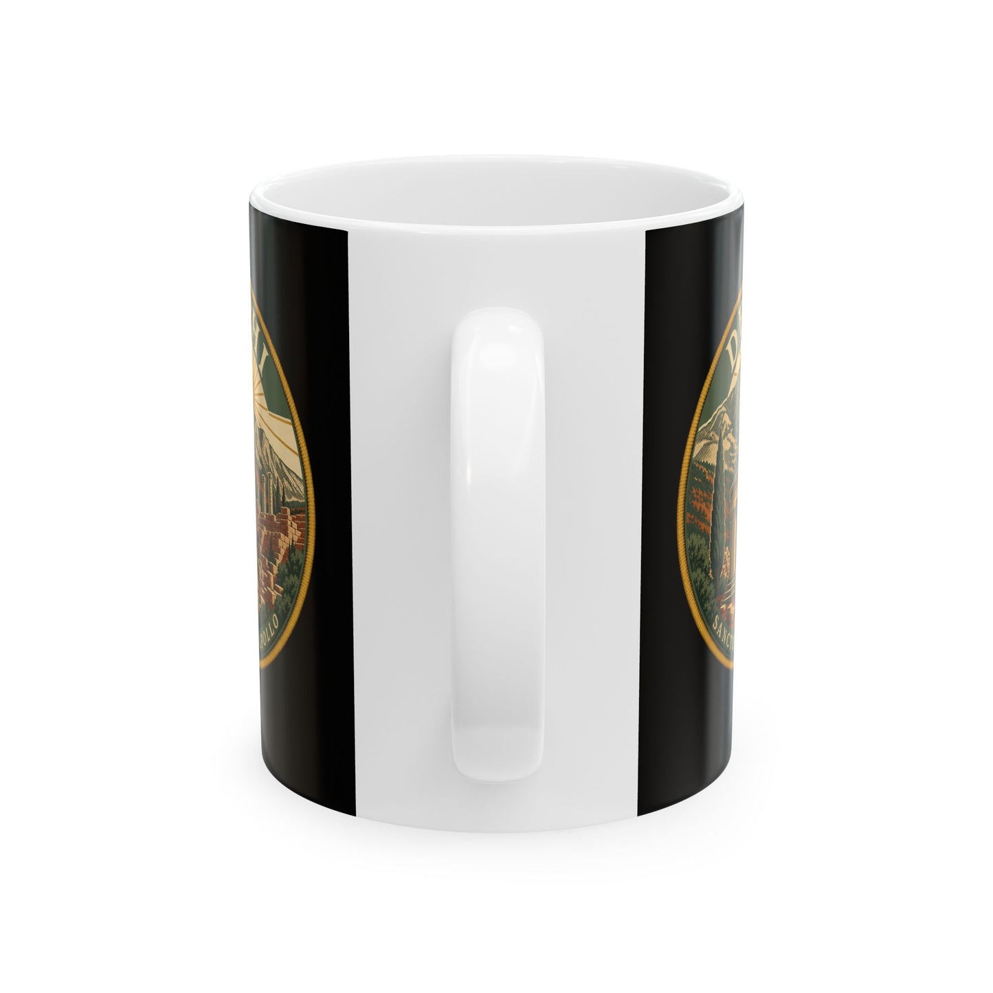 Delphi Sanctuary of Apollo Patch Ceramic Mug, (11oz, 15oz)