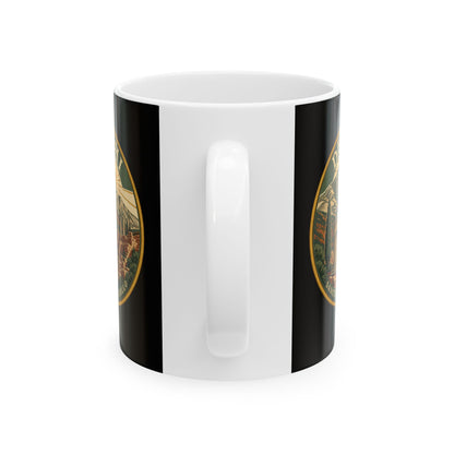Delphi Sanctuary of Apollo Patch Ceramic Mug, (11oz, 15oz)